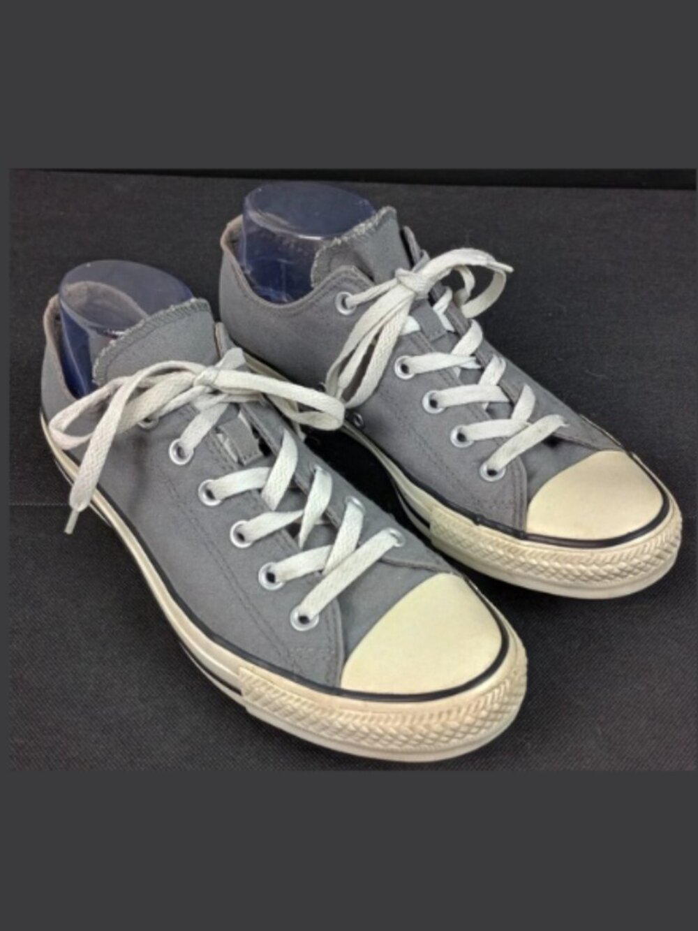 Converse Chuck Taylor All Star Womens 10 Gray Low Top Sneakers Shoes